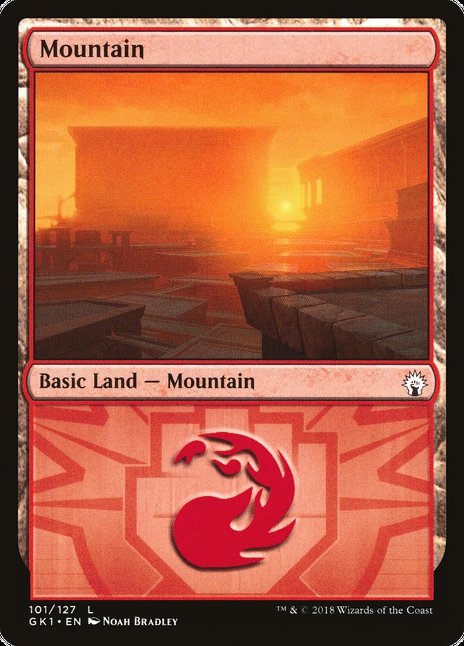 Mountain (101) [Guilds of Ravnica Guild Kit] | Clutch Gaming