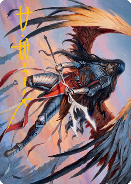 Liesa, Forgotten Archangel Art Card (Gold-Stamped Signature) [Innistrad: Midnight Hunt Art Series] | Clutch Gaming