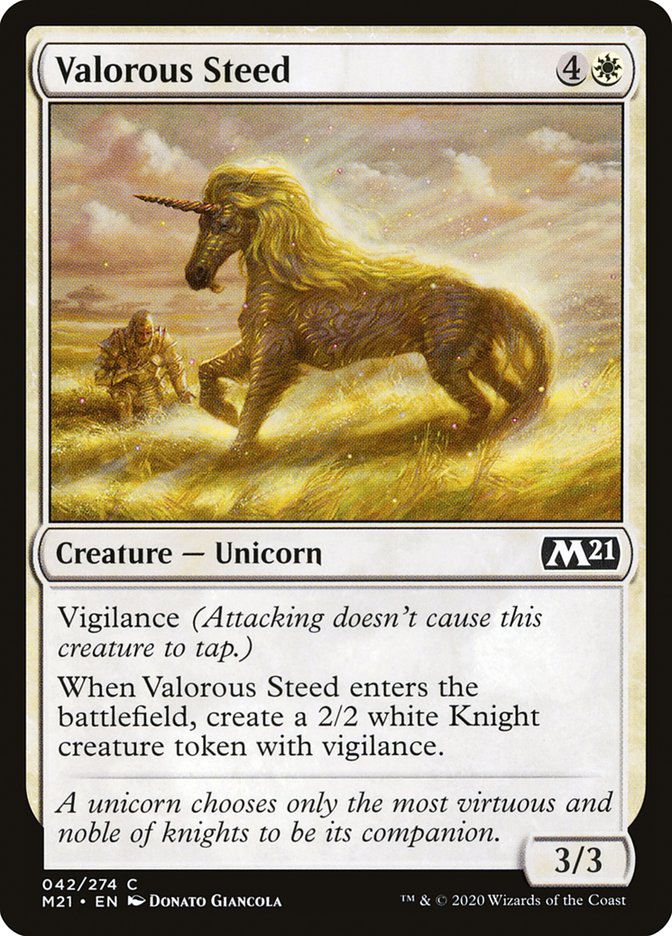 Valorous Steed [Core Set 2021] | Clutch Gaming