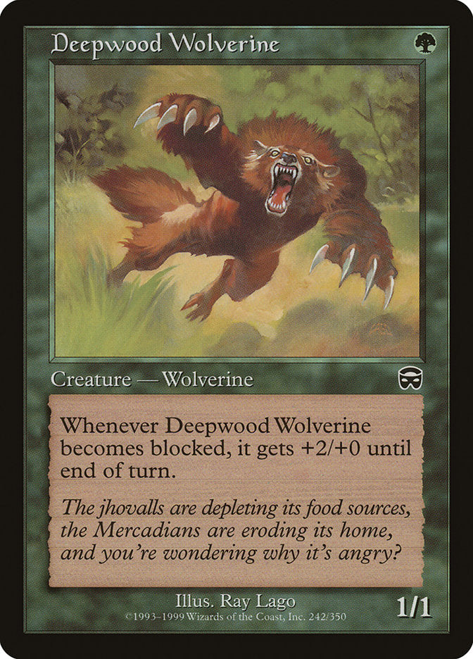 Deepwood Wolverine [Mercadian Masques] | Clutch Gaming