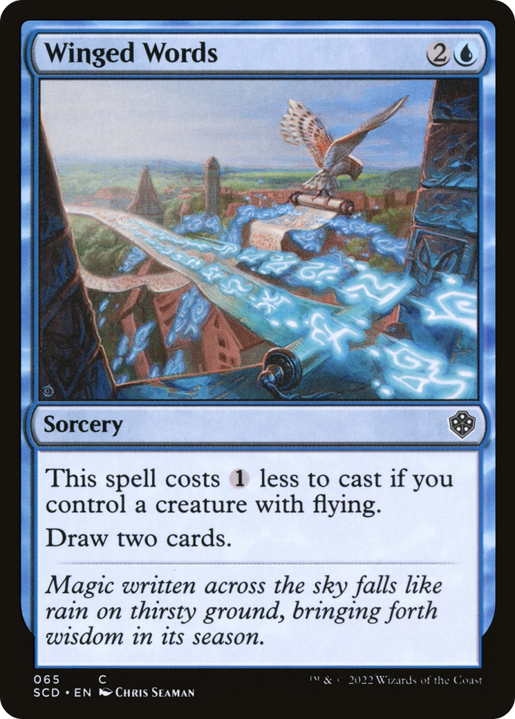 Winged Words [Starter Commander Decks] | Clutch Gaming