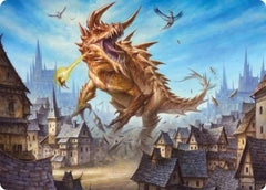 Tarrasque Art Card [Dungeons & Dragons: Adventures in the Forgotten Realms Art Series] | Clutch Gaming