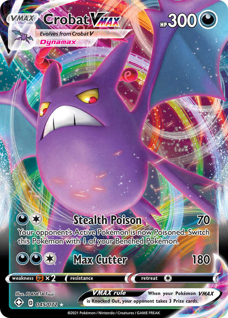 Crobat VMAX (045/072) [Sword & Shield: Shining Fates] | Clutch Gaming