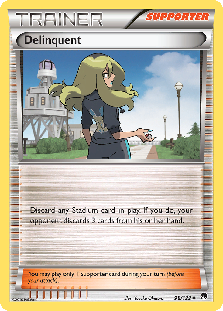 Delinquent (98/122) [XY: BREAKpoint] | Clutch Gaming