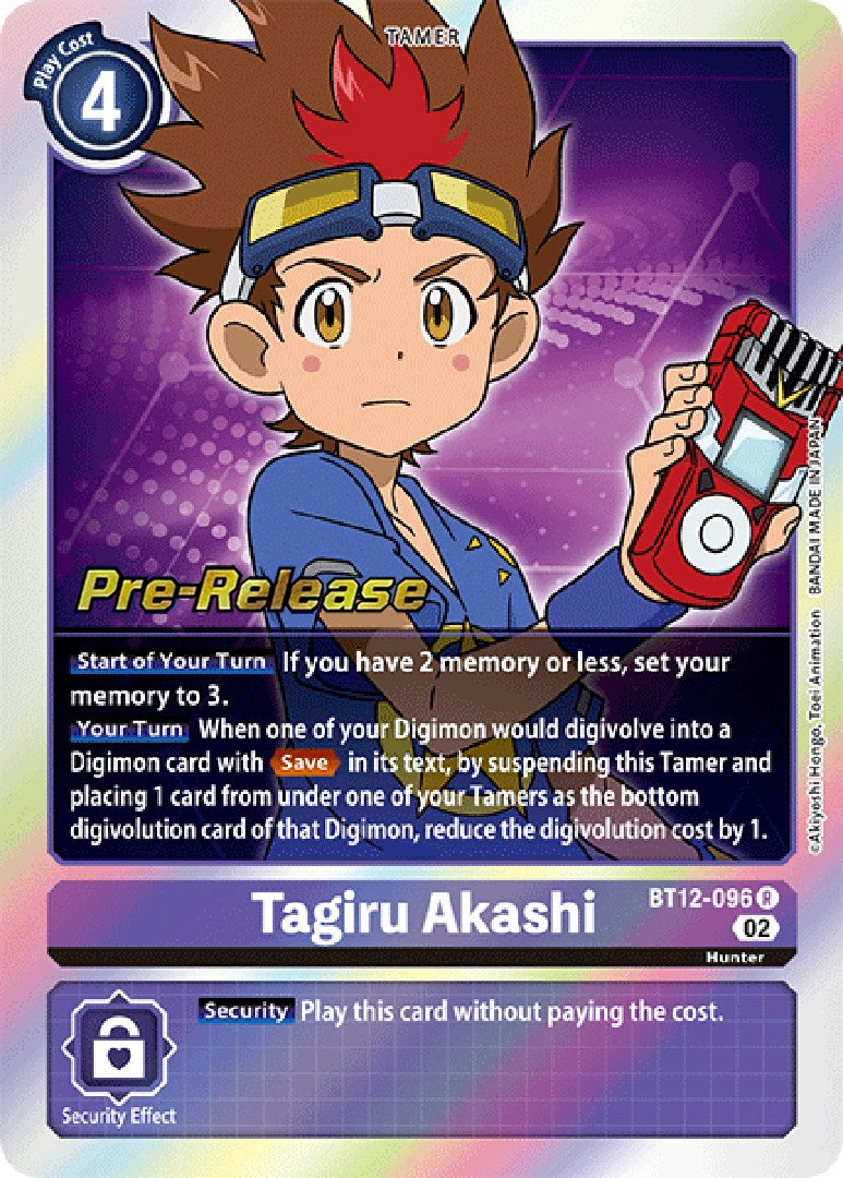 Tagiru Akashi [BT12-096] [Across Time Pre-Release Cards] | Clutch Gaming