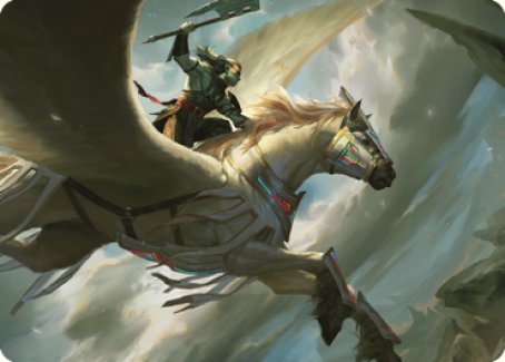 Cleaving Skyrider Art Card [Dominaria United Art Series] | Clutch Gaming