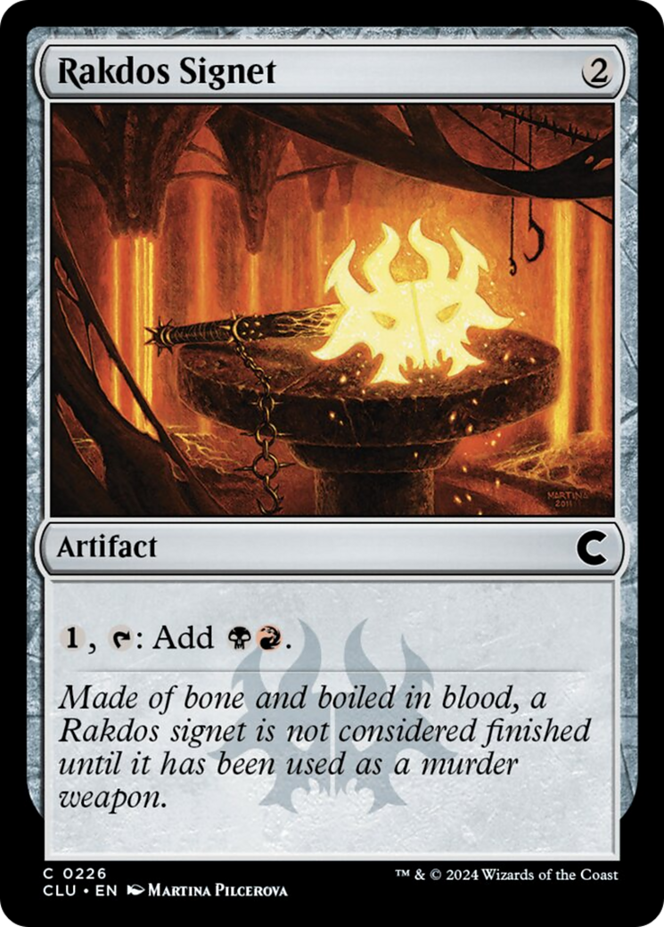 Rakdos Signet [Ravnica: Clue Edition] | Clutch Gaming