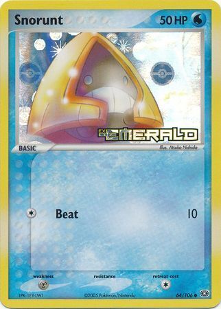 Snorunt (64/106) (Stamped) [EX: Emerald] | Clutch Gaming