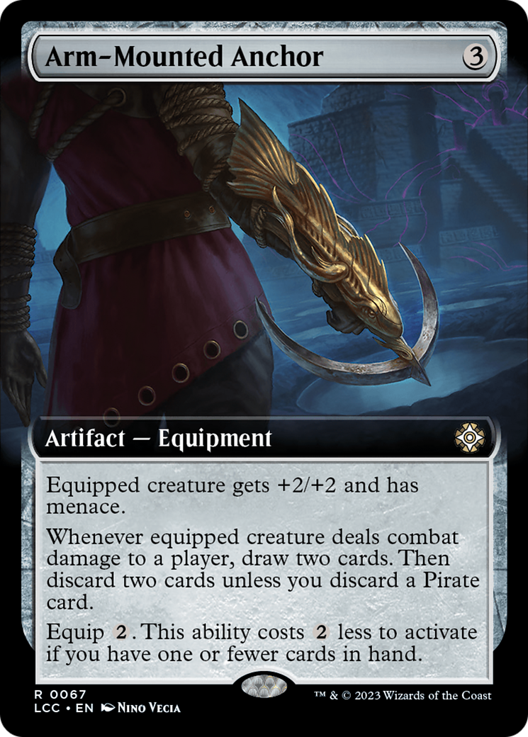 Arm-Mounted Anchor (Extended Art) [The Lost Caverns of Ixalan Commander] | Clutch Gaming