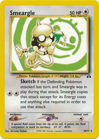 Smeargle (30/75) [Neo Discovery Unlimited] | Clutch Gaming