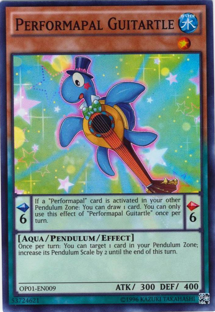 Performapal Guitartle [OP01-EN009] Super Rare | Clutch Gaming