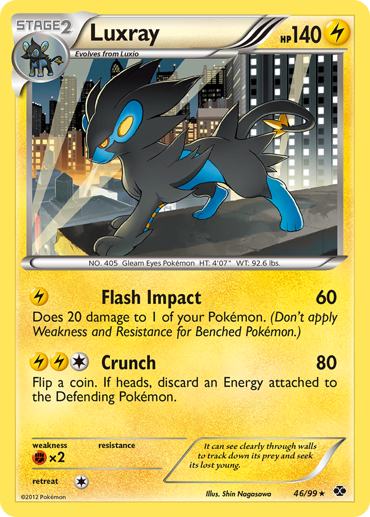 Luxray (46/99) [Black & White: Next Destinies] | Clutch Gaming