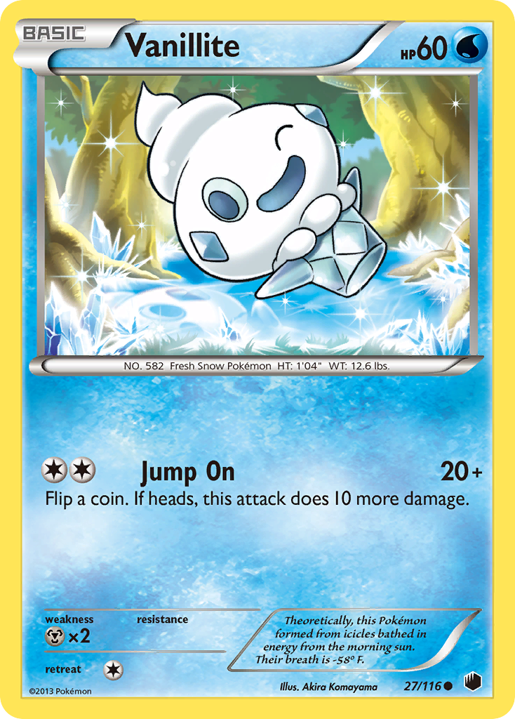 Vanillite (27/116) [Black & White: Plasma Freeze] | Clutch Gaming