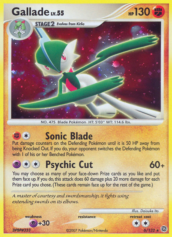 Gallade (6/132) [Diamond & Pearl: Secret Wonders] | Clutch Gaming