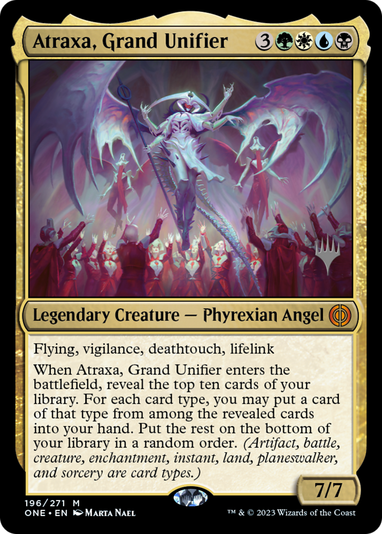 Atraxa, Grand Unifier (Promo Pack) [Phyrexia: All Will Be One Promos] | Clutch Gaming