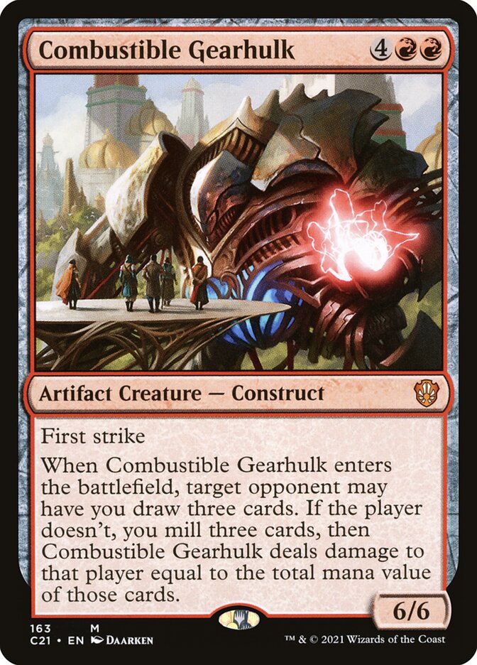 Combustible Gearhulk [Commander 2021] | Clutch Gaming