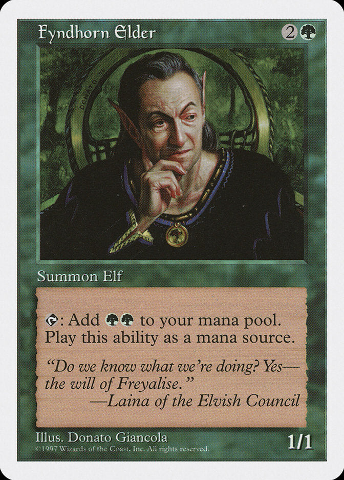 Fyndhorn Elder [Fifth Edition] | Clutch Gaming