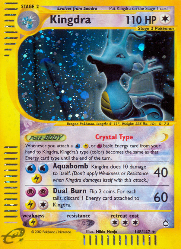 Kingdra (148/147) [Aquapolis] | Clutch Gaming