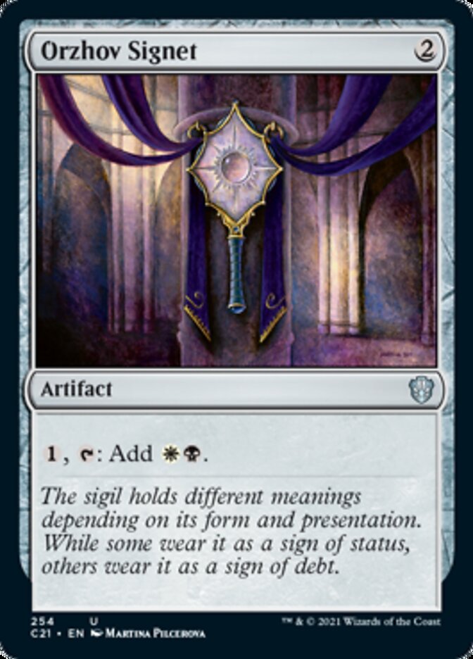Orzhov Signet [Commander 2021] | Clutch Gaming