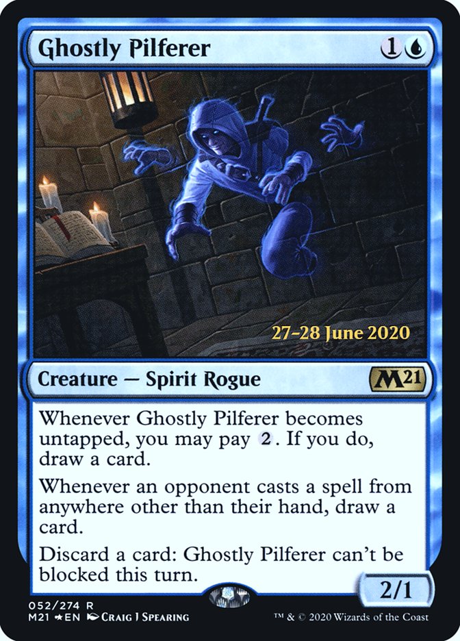 Ghostly Pilferer [Core Set 2021 Prerelease Promos] | Clutch Gaming