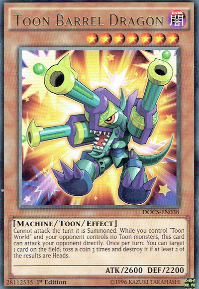 Toon Barrel Dragon [DOCS-EN038] Rare | Clutch Gaming