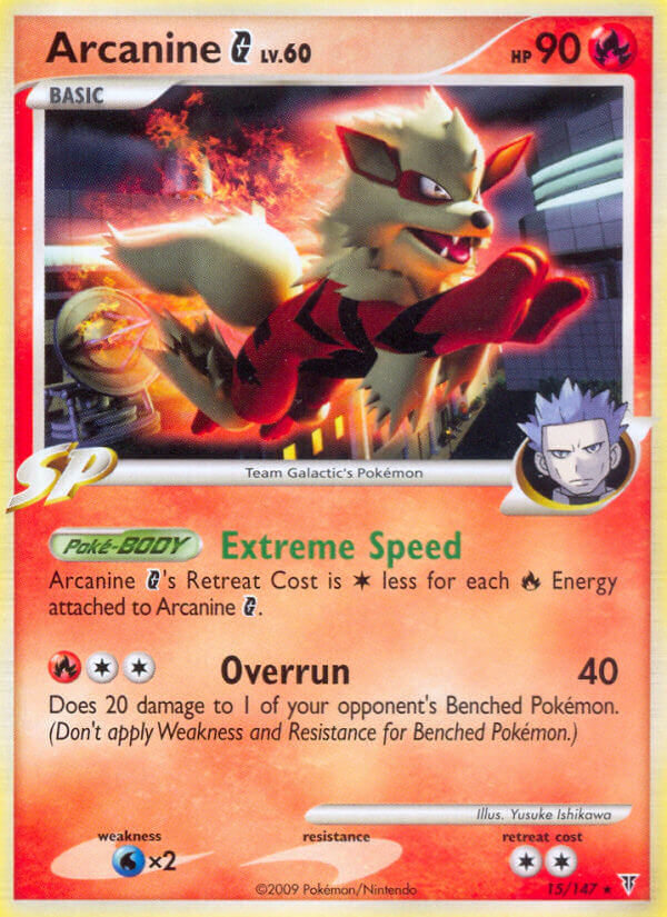 Arcanine G (15/147) (Theme Deck Exclusive) [Platinum: Supreme Victors] | Clutch Gaming