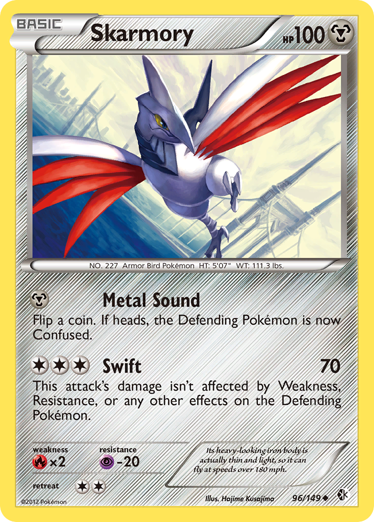 Skarmory (96/149) [Black & White: Boundaries Crossed] | Clutch Gaming