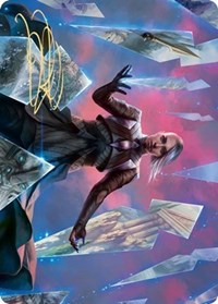 Behold the Multiverse Art Card (Gold-Stamped Signature) [Kaldheim Art Series] | Clutch Gaming