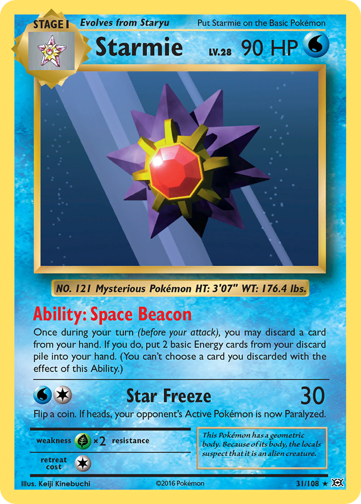 Starmie (31/108) [XY: Evolutions] | Clutch Gaming