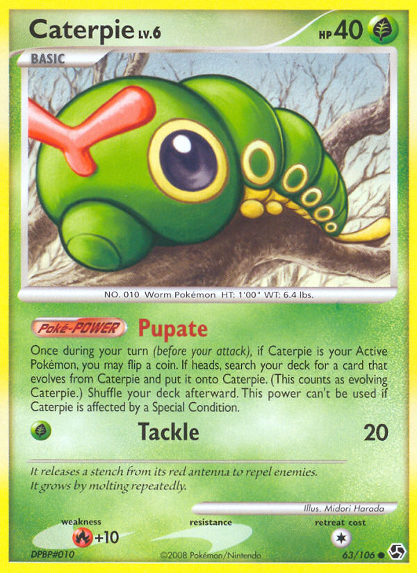 Caterpie (63/106) [Diamond & Pearl: Great Encounters] | Clutch Gaming