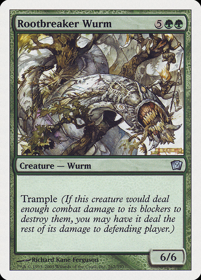 Rootbreaker Wurm [Ninth Edition] | Clutch Gaming