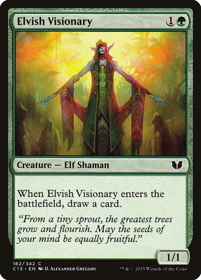 Elvish Visionary [Commander 2015] | Clutch Gaming