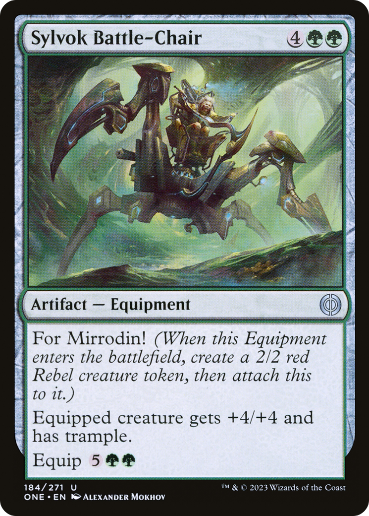 Sylvok Battle-Chair [Phyrexia: All Will Be One] | Clutch Gaming