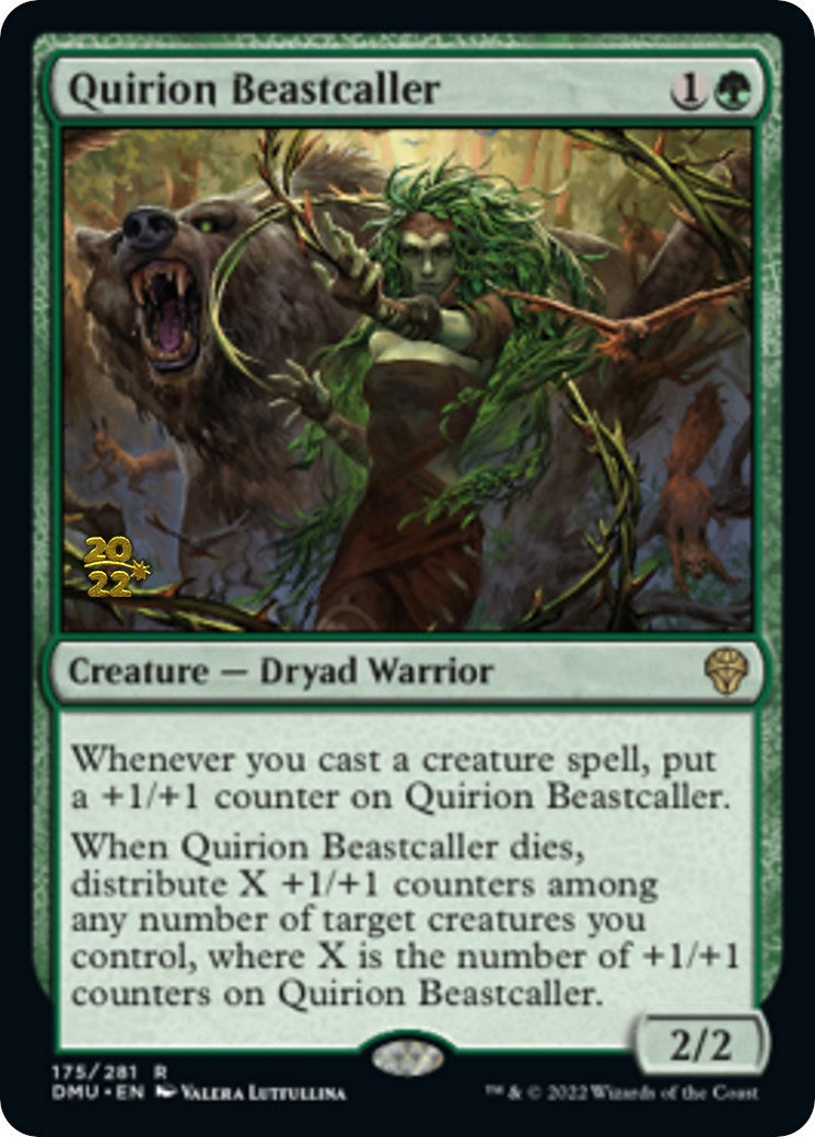 Quirion Beastcaller [Dominaria United Prerelease Promos] | Clutch Gaming