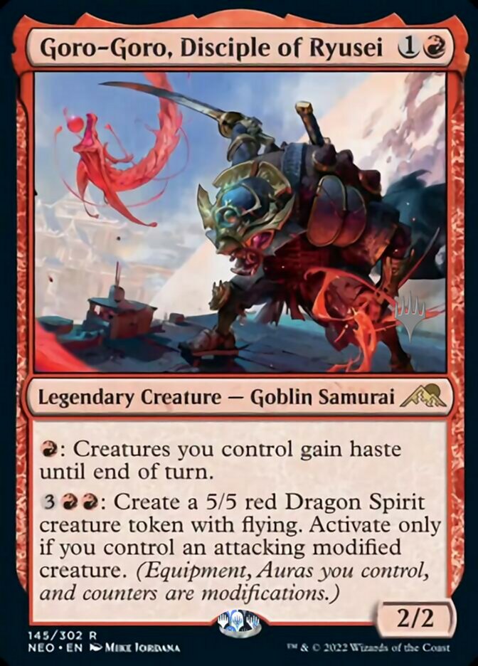 Goro-Goro, Disciple of Ryusei (Promo Pack) [Kamigawa: Neon Dynasty Promos] | Clutch Gaming