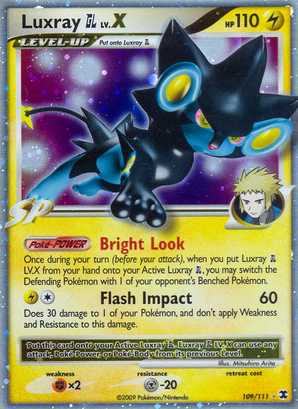 Luxray GL LV.X (109/111) [Platinum: Rising Rivals] | Clutch Gaming