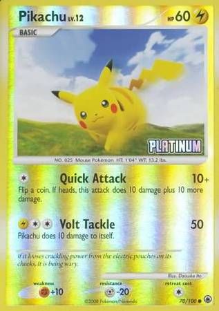 Pikachu (70/100) [Burger King Promos: 2009 Collection] | Clutch Gaming