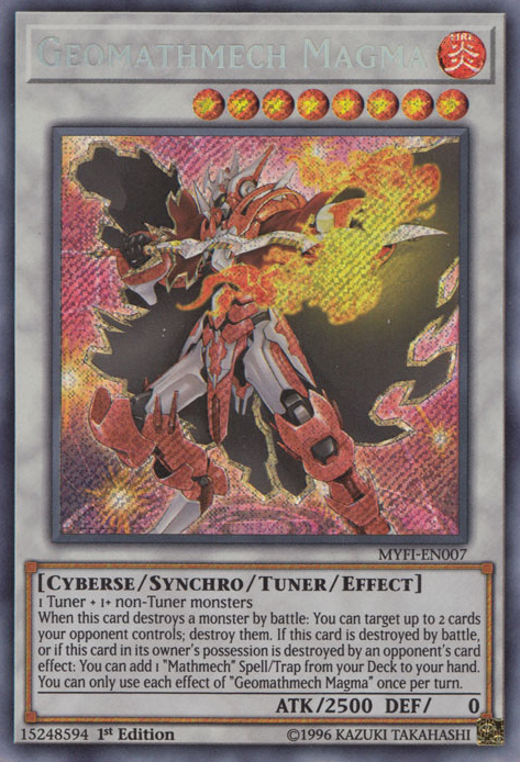 Geomathmech Magma [MYFI-EN007] Secret Rare | Clutch Gaming