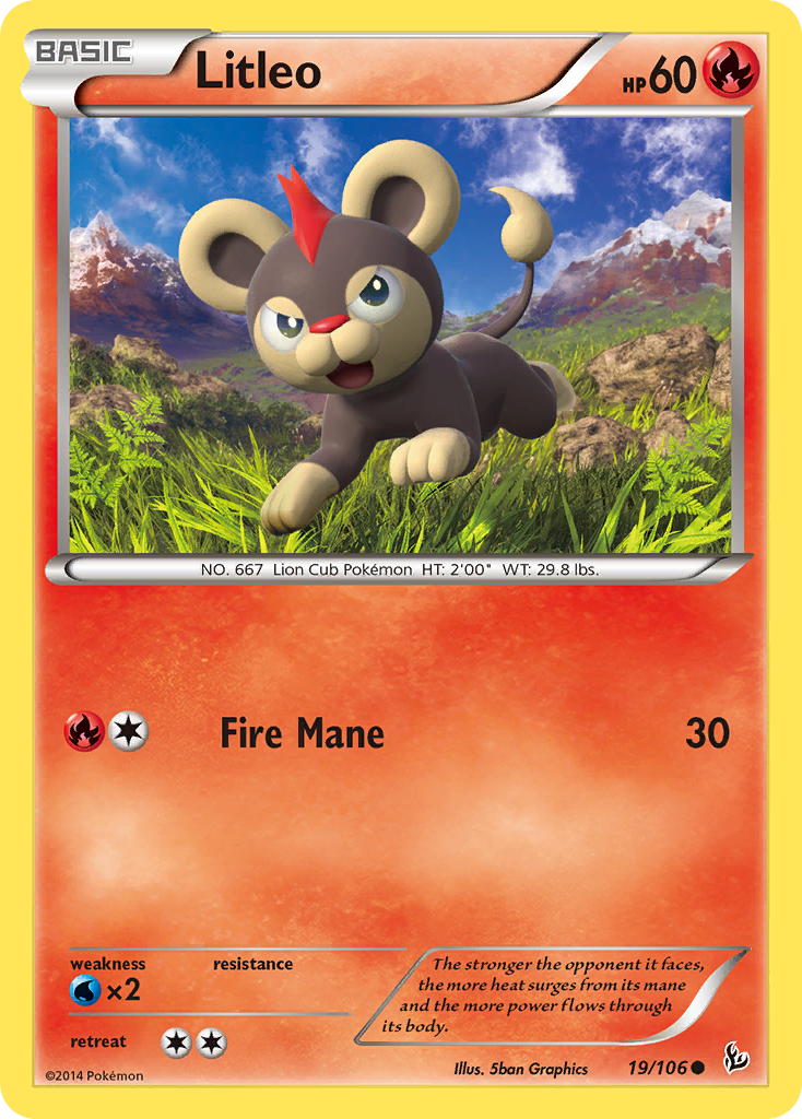 Litleo (19/106) [XY: Flashfire] | Clutch Gaming