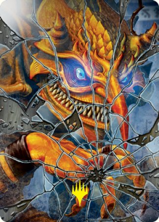 Reflection of Kiki-Jiki Art Card (Gold-Stamped Signature) [Kamigawa: Neon Dynasty Art Series] | Clutch Gaming