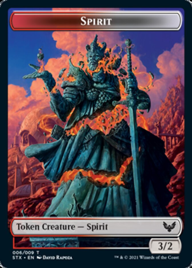 Spirit // Pest Double-Sided Token [Strixhaven: School of Mages Tokens] | Clutch Gaming