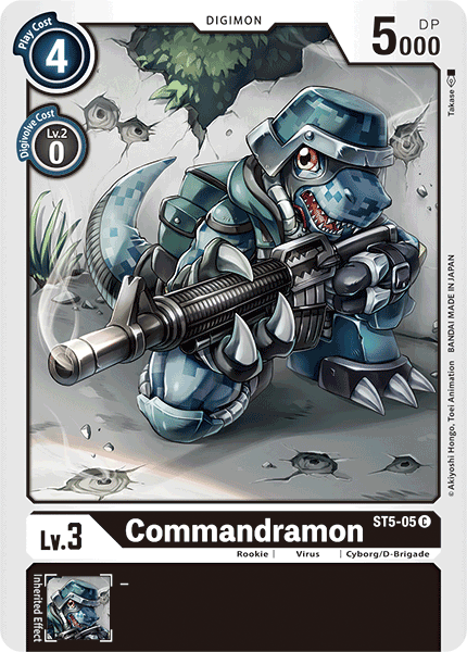 Commandramon [ST5-05] [Starter Deck: Machine Black] | Clutch Gaming