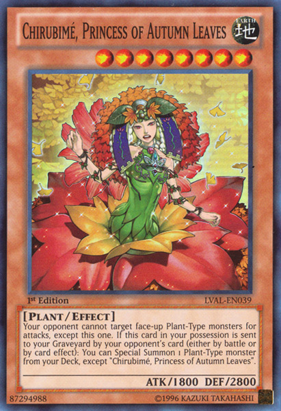 Chirubime, Princess of Autumn Leaves [LVAL-EN039] Super Rare | Clutch Gaming