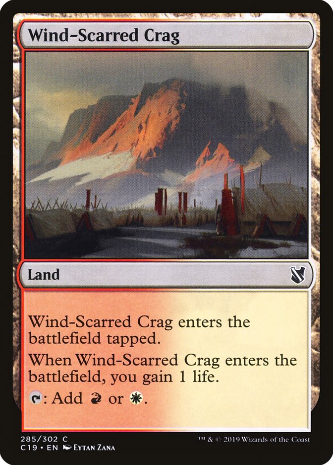 Wind-Scarred Crag [Commander 2019] | Clutch Gaming