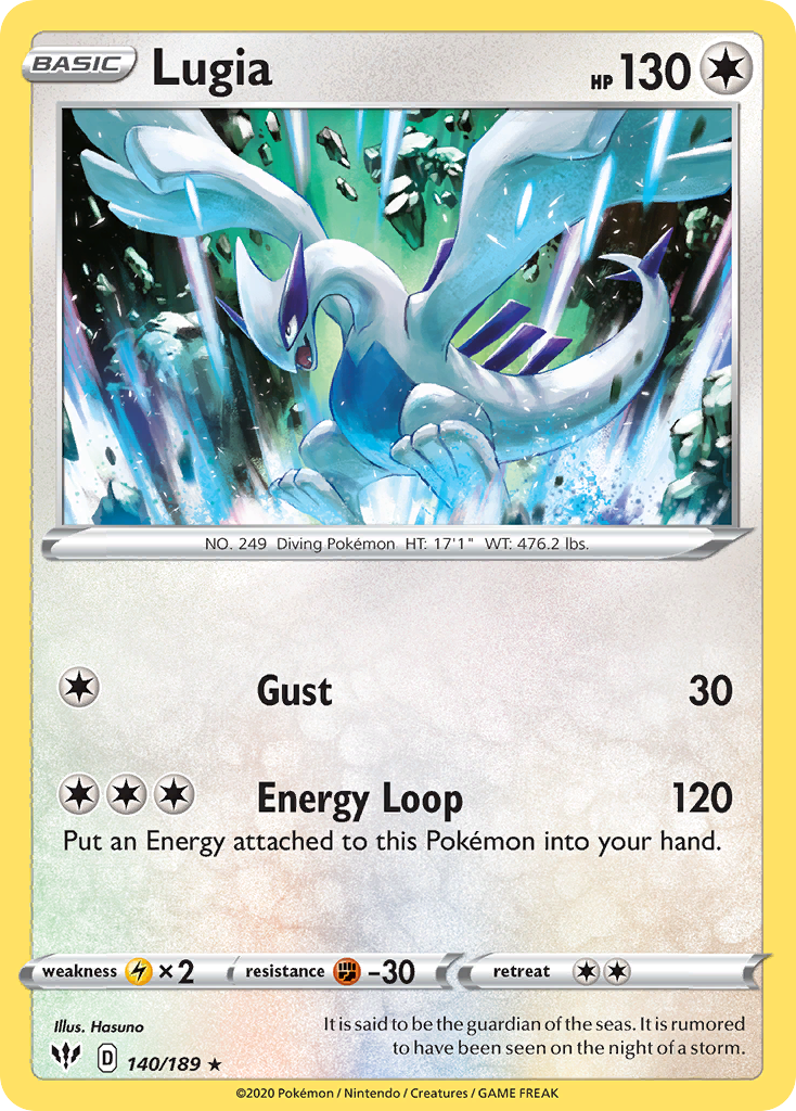 Lugia (140/189) [Sword & Shield: Darkness Ablaze] | Clutch Gaming