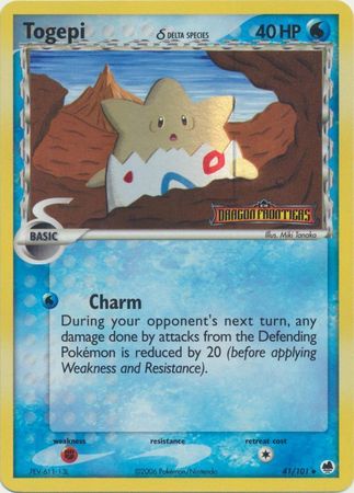 Togepi (41/101) (Delta Species) (Stamped) [EX: Dragon Frontiers] | Clutch Gaming