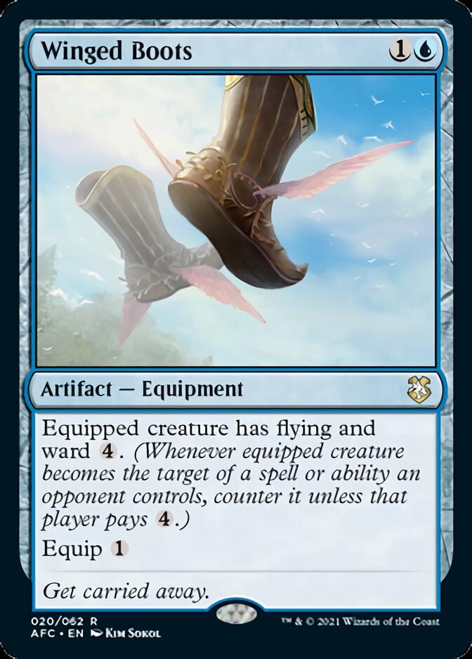 Winged Boots [Dungeons & Dragons: Adventures in the Forgotten Realms Commander] | Clutch Gaming