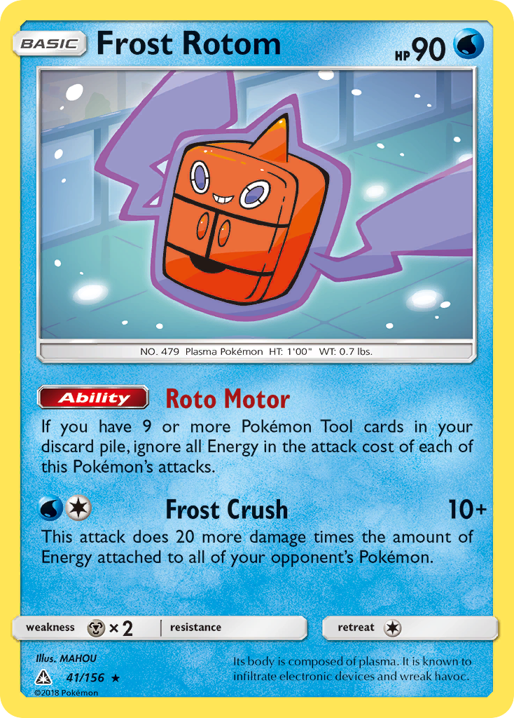 Frost Rotom (41/156) [Sun & Moon: Ultra Prism] | Clutch Gaming