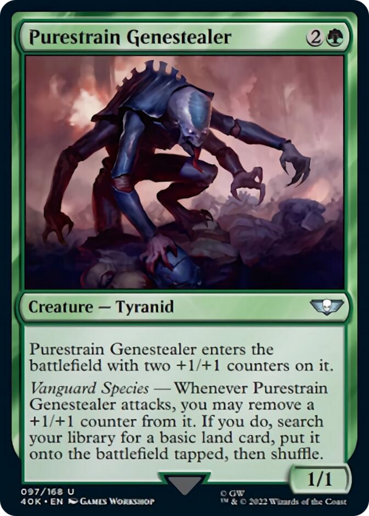 Purestrain Genestealer (Surge Foil) [Warhammer 40,000] | Clutch Gaming