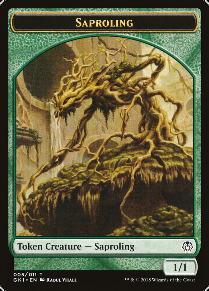 Saproling // Insect Double-Sided Token [Guilds of Ravnica Guild Kit Tokens] | Clutch Gaming